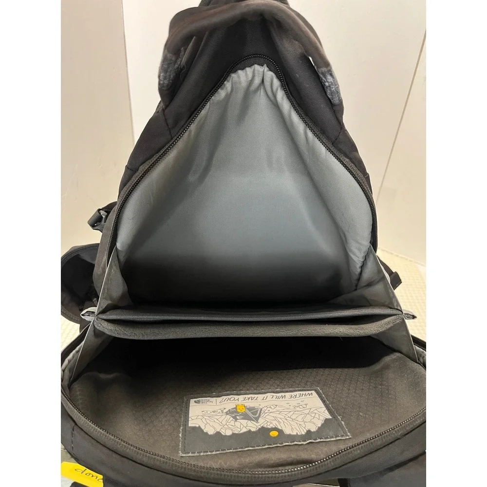 The North Face Surge Backpack Black FlexVent Laptop Travel Bag NF0A3ETV Flaws